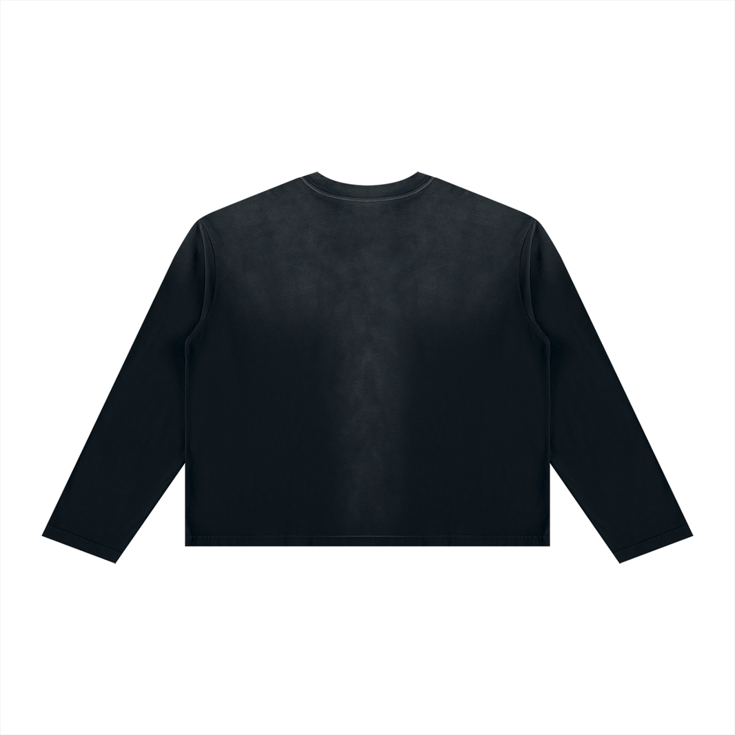 True Team Players Unisex Sunfade Boxy Long Sleeve T-Shirt